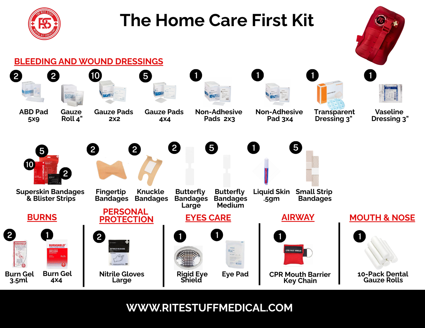 HOME CARE FIRST AID KIT