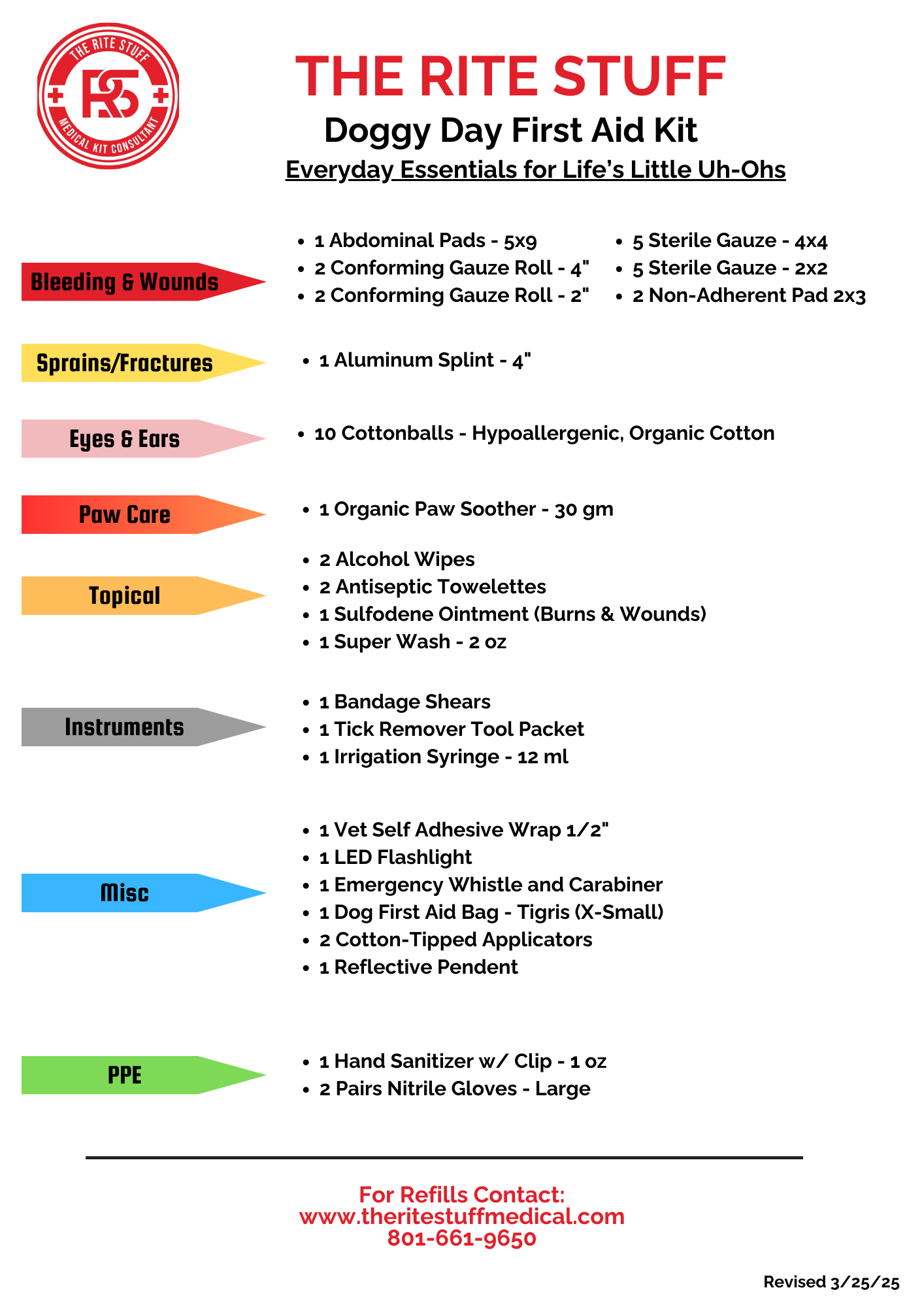 DOGGY DAY FIRST AID KIT