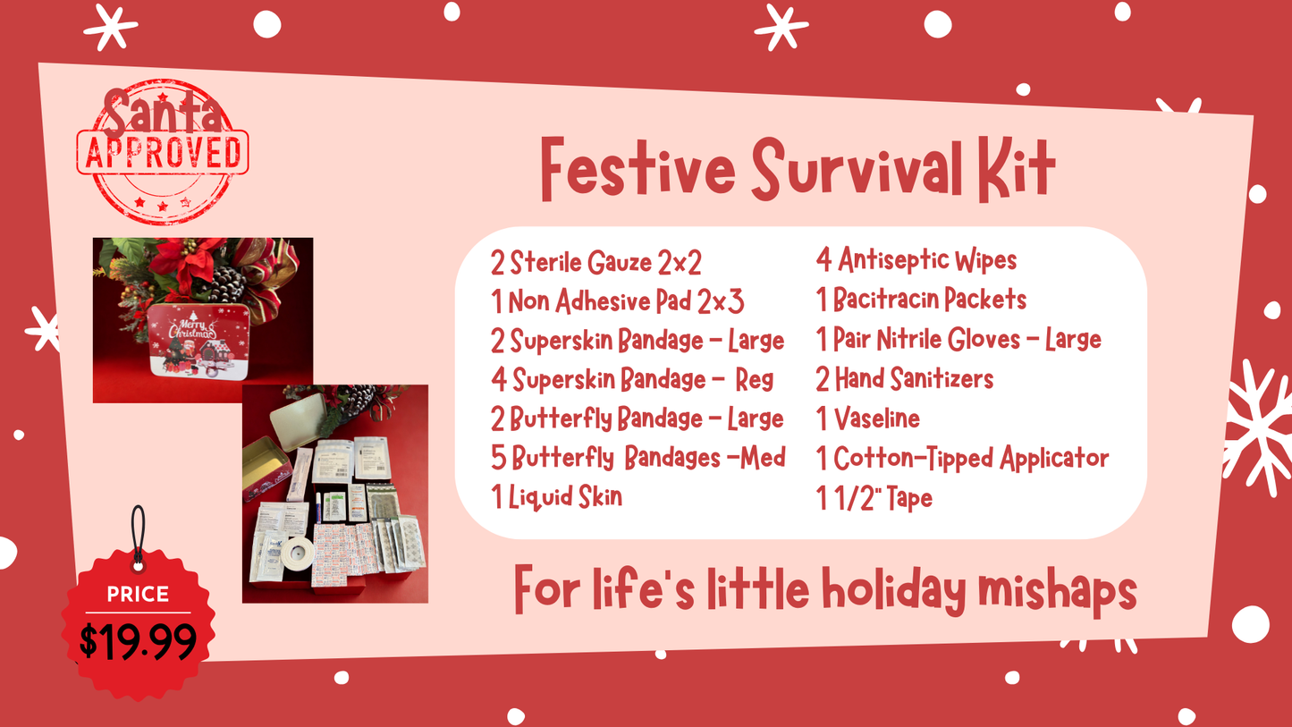 Festive Survival First Aid Kit - Limited Edition