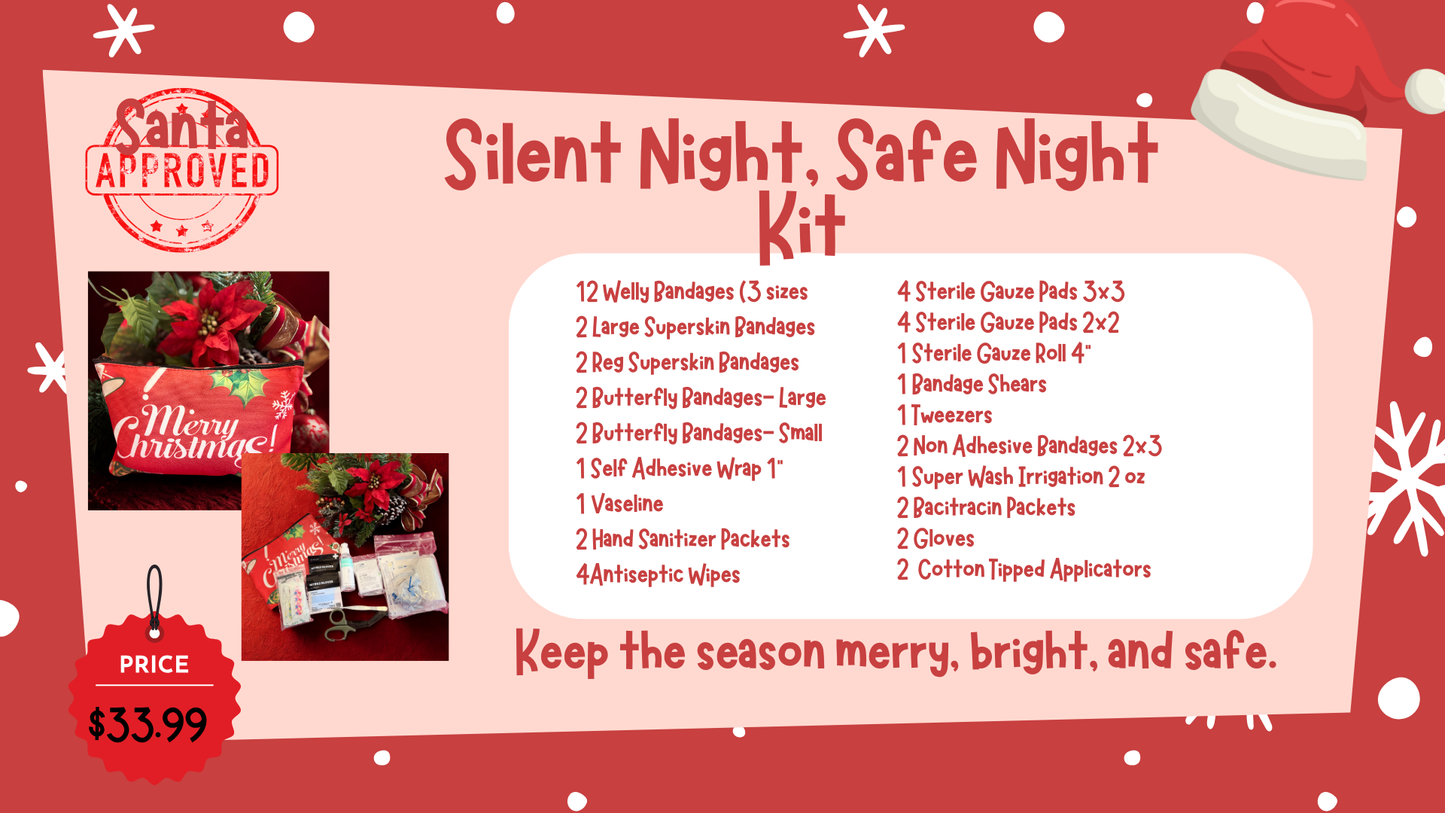 Silent Night, Safe Night First Aid Kit