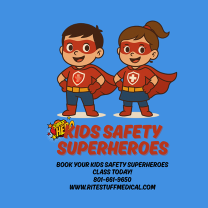 Kids Safety Superheroes Hero Strips
