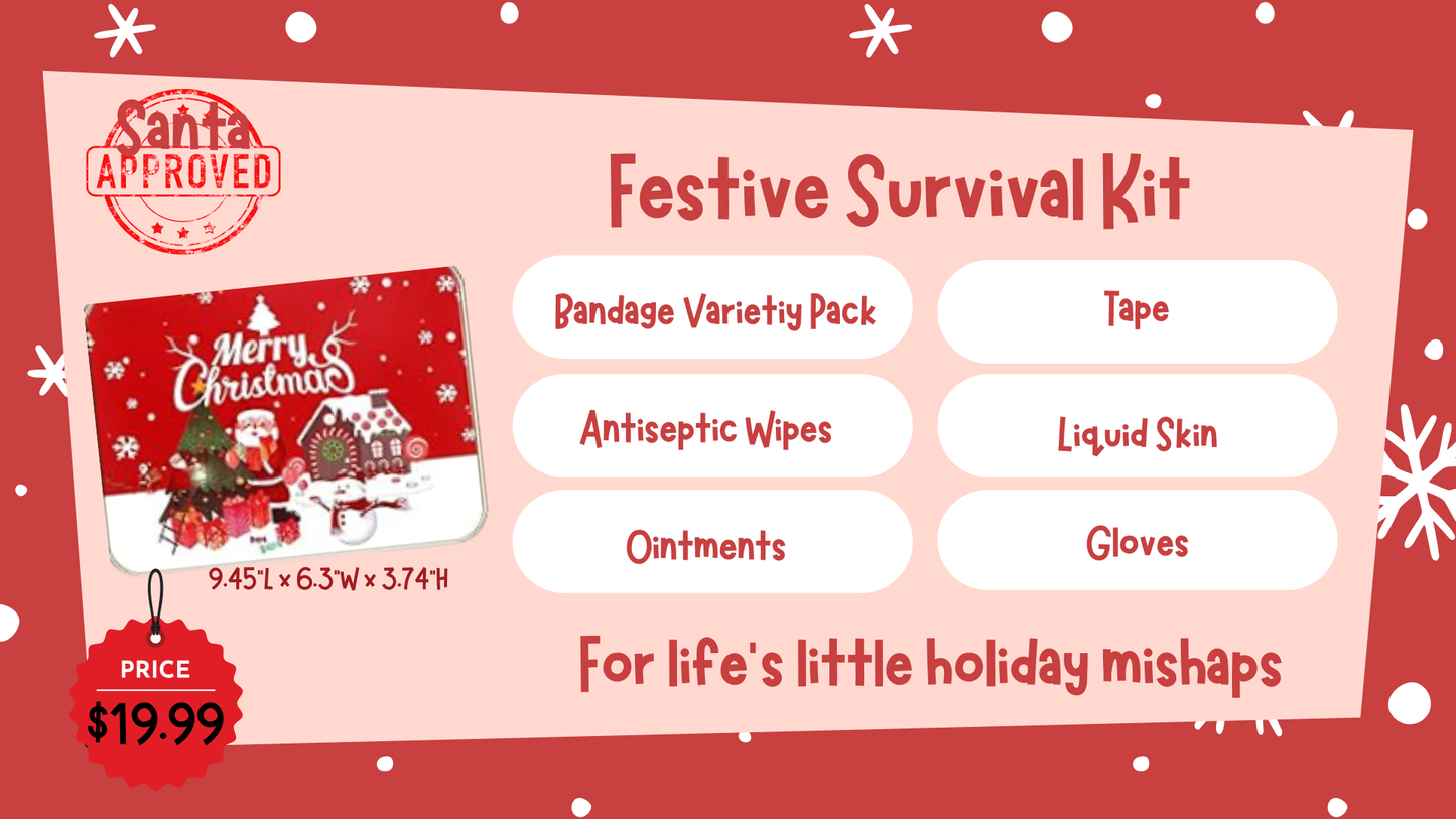 Festive Survival First Aid Kit - Limited Edition