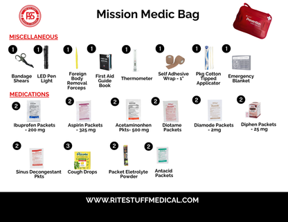 THE RITE-MISSION MEDIC FIRST AID KIT